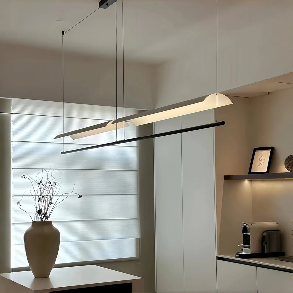 Wabi-Sabi Acrylic Linear Pendant Light