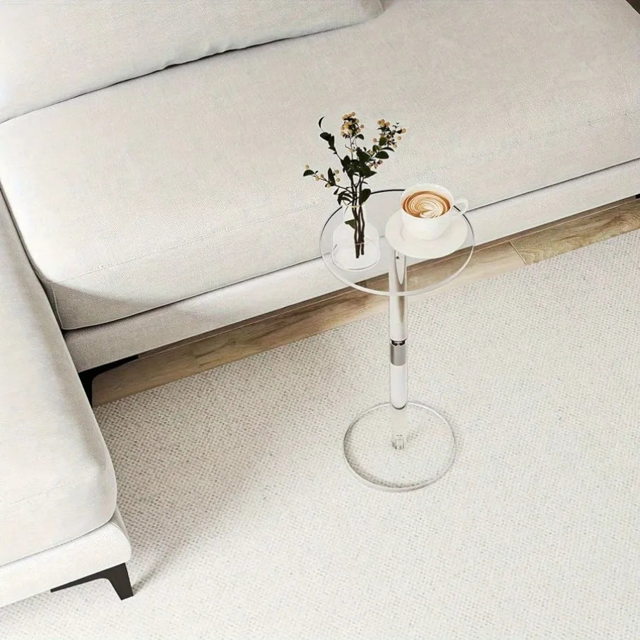 Round Acrylic Side Table