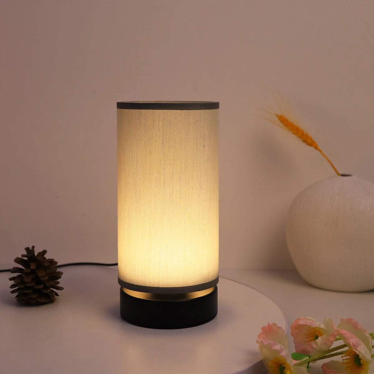 Fabric Shade Desk Lamp