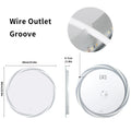 Round Backlit LED Mirror