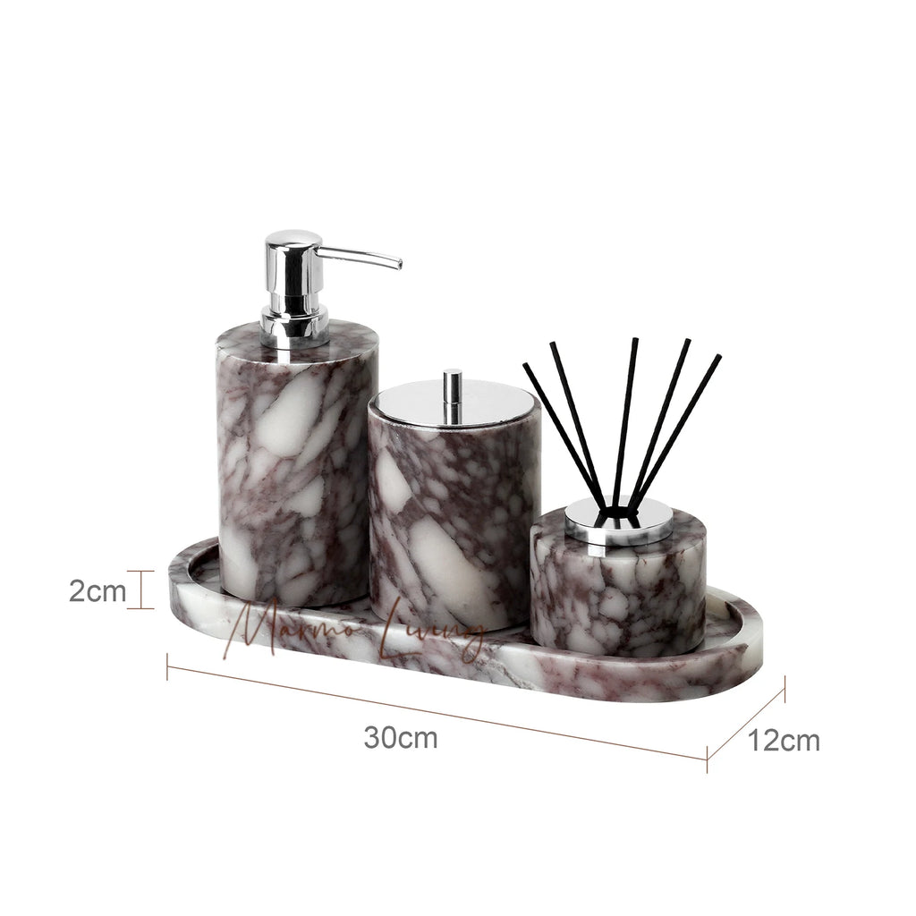 Calacatta Viola Bath Set