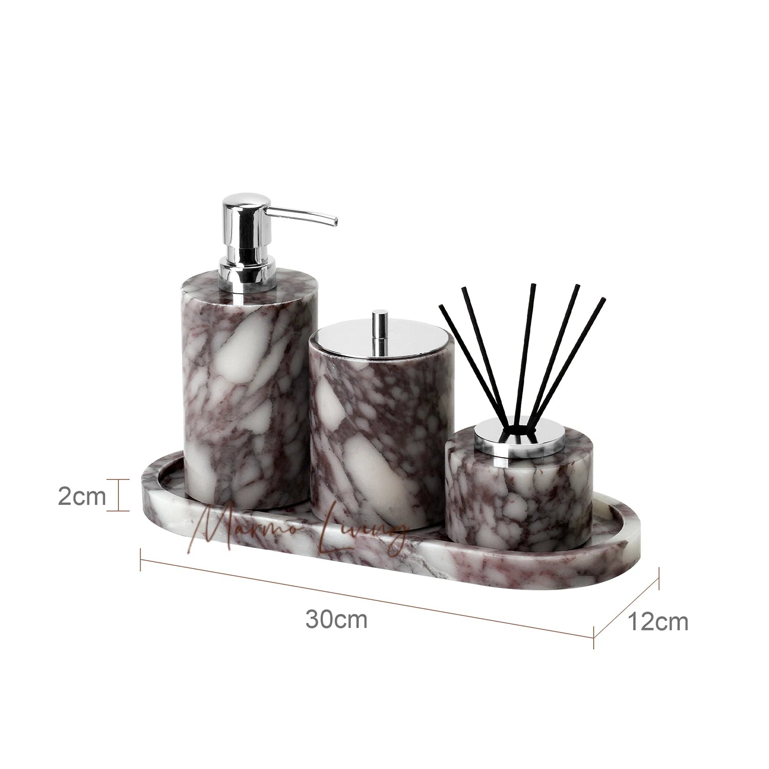 Calacatta Viola Bath Set