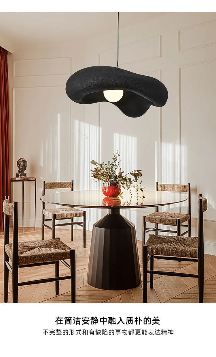 Wabi-Sabi Glass Arc Pendant Lamp