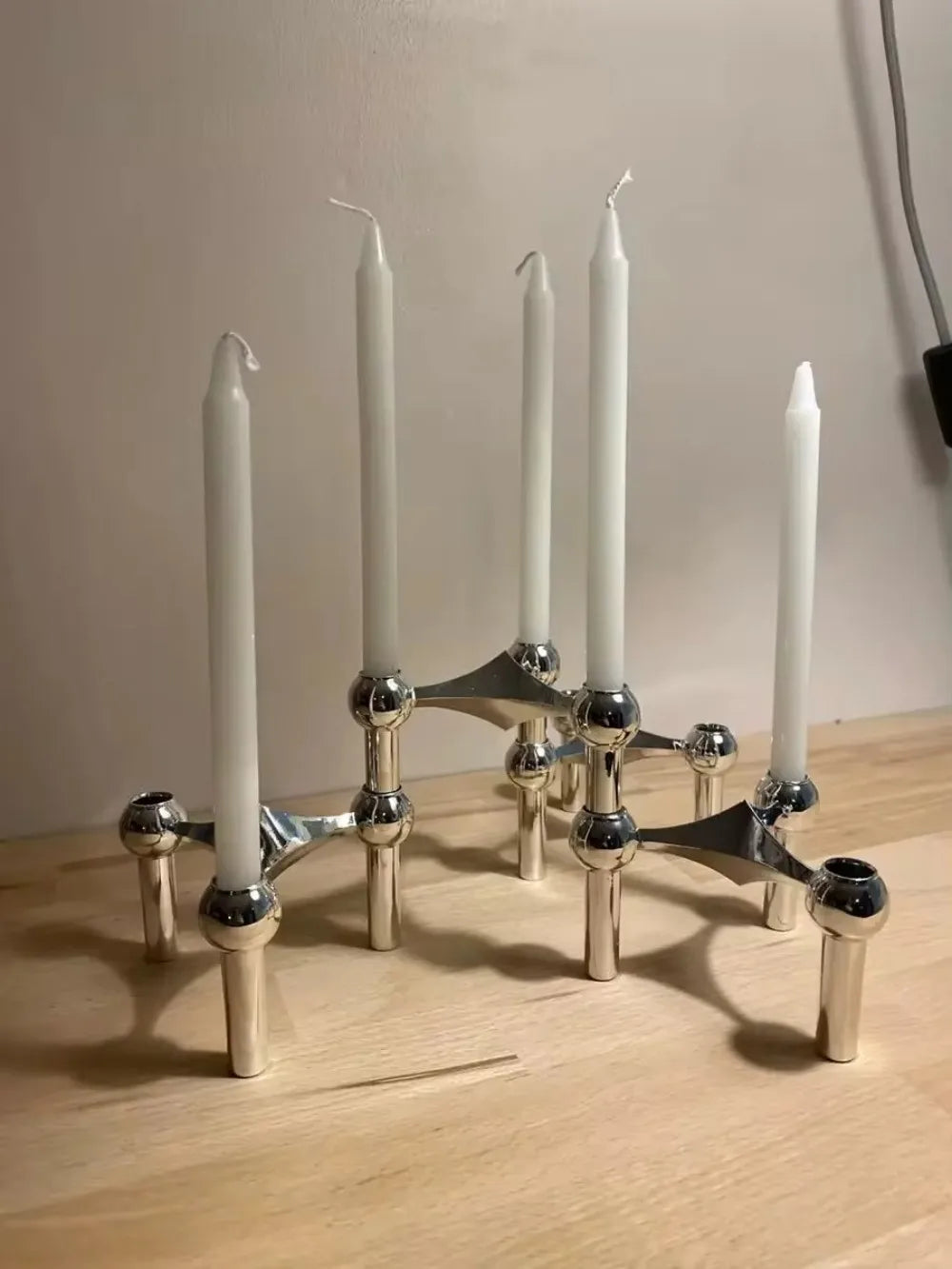 Molecular Metal Candle Holder
