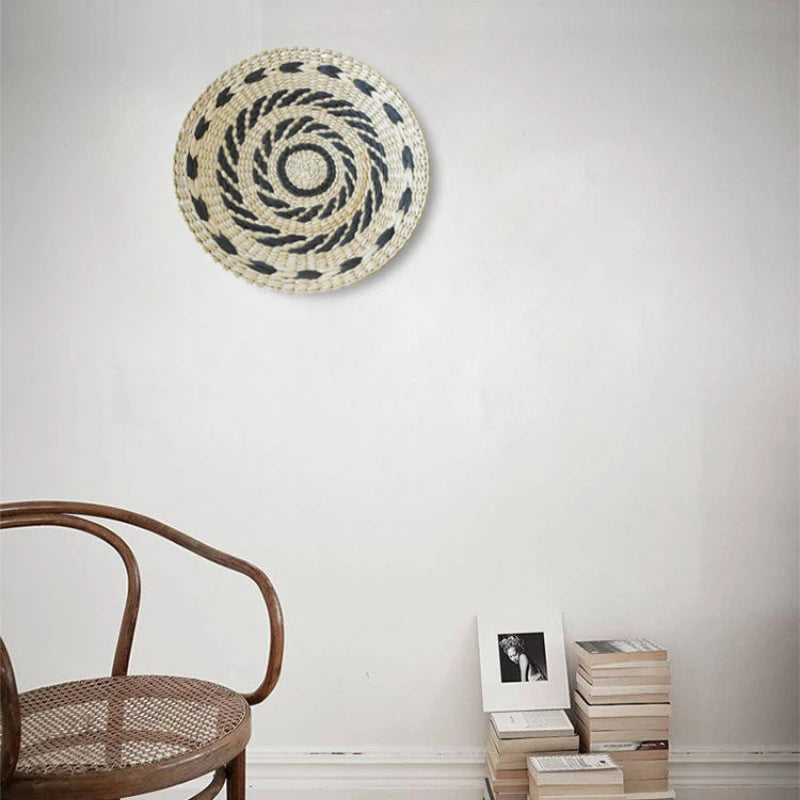 Boho Woven Wall Basket