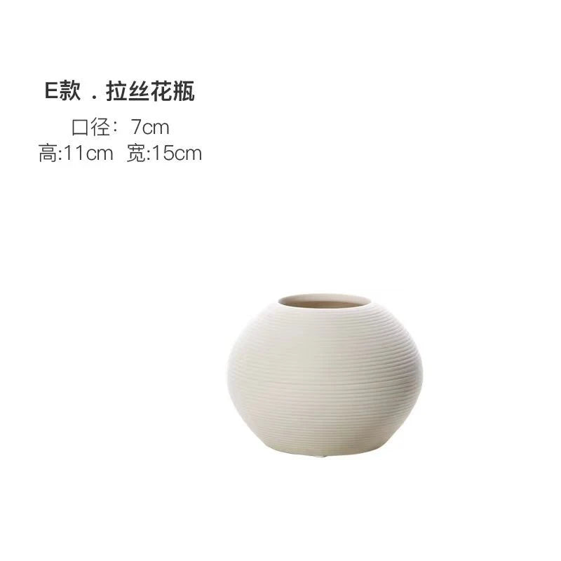 Hand-Drawn Zen Art Vase