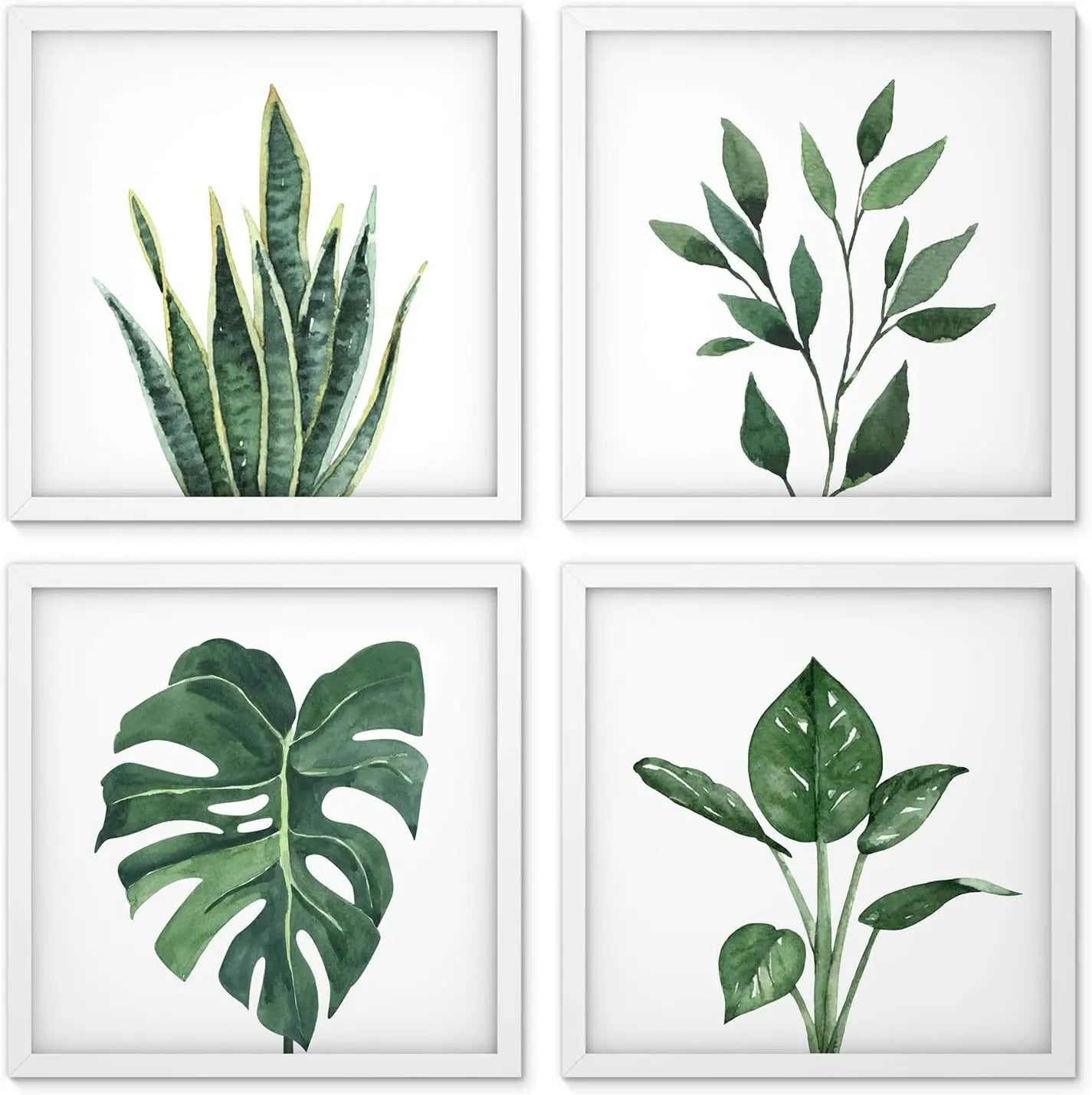 Farmhouse Sage Green Canvas Wall Art
