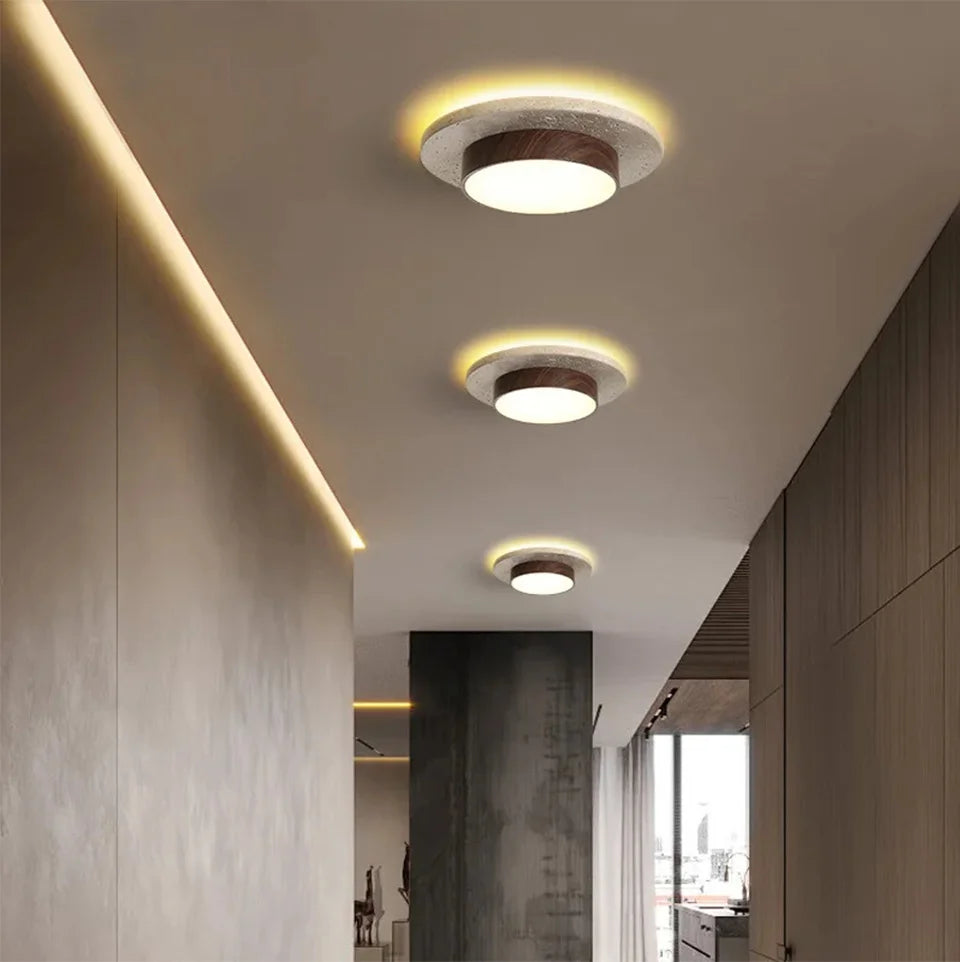 Wabi-Sabi Stone Ceiling Light