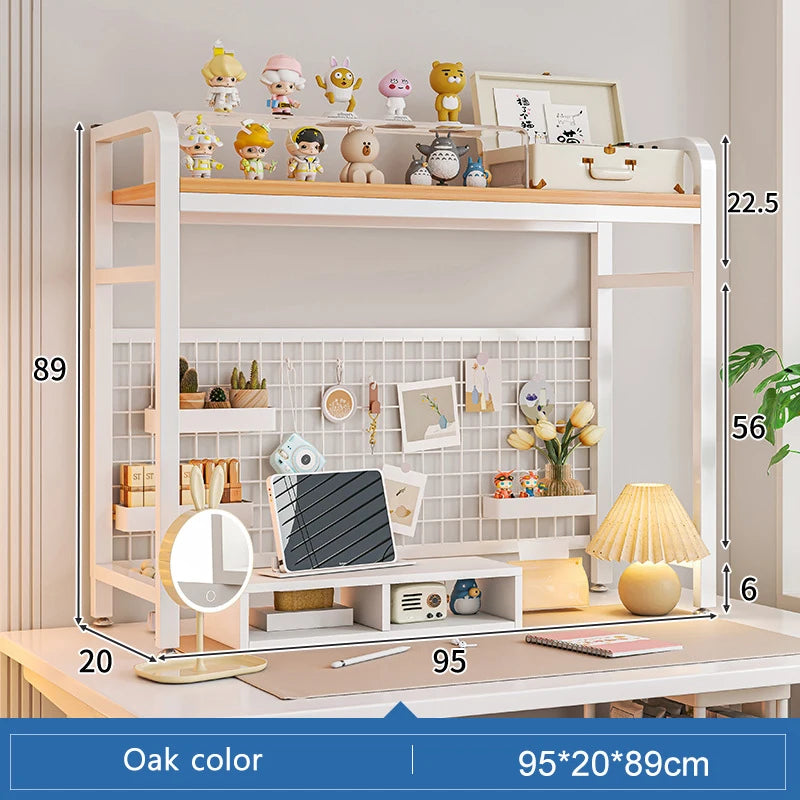 Wood Grid Bookshelf