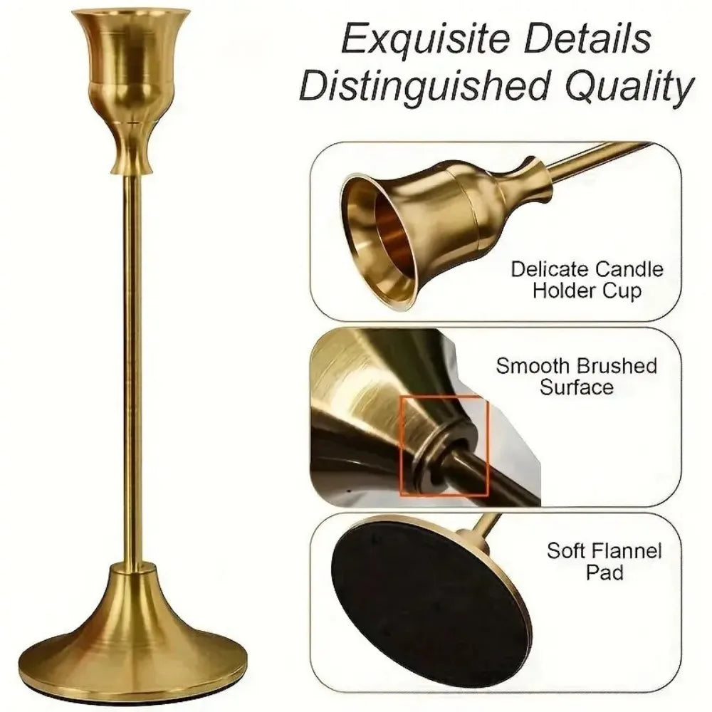 Brass Candlestick (36-Piece Set)