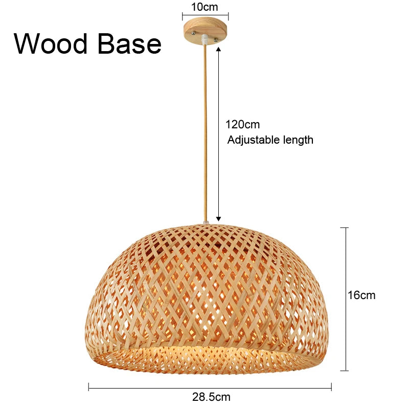 Rattan Pendant Chandelier