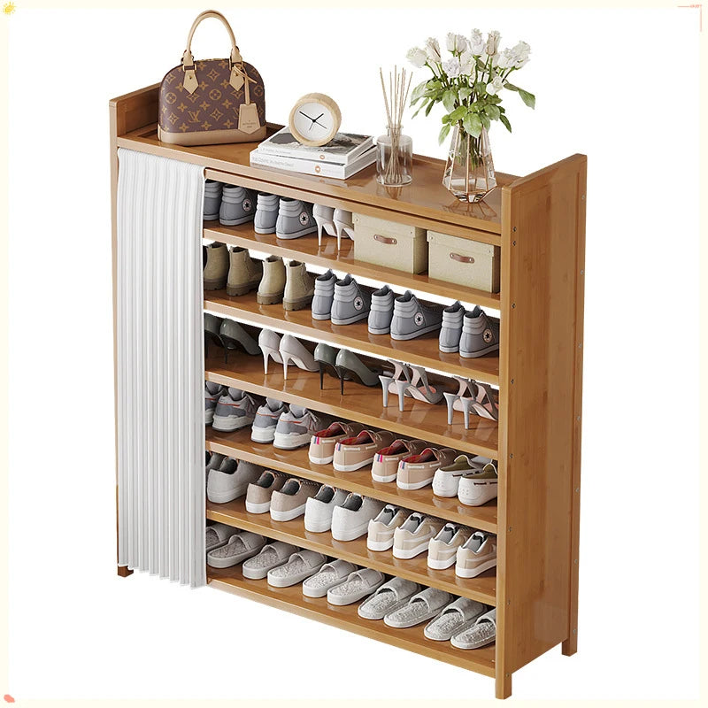Bamboo Shoe Rack