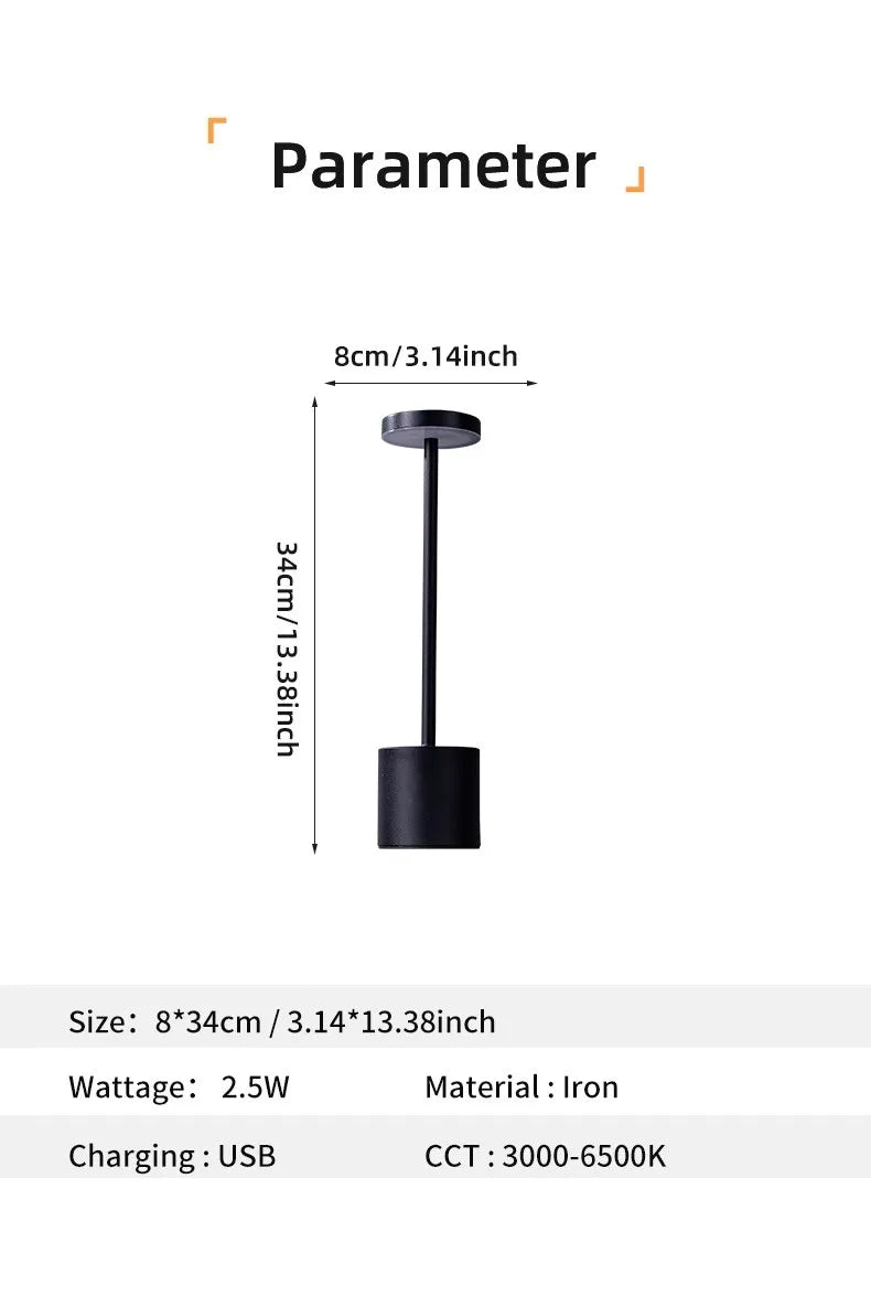 Cordless Touch Table Lamp