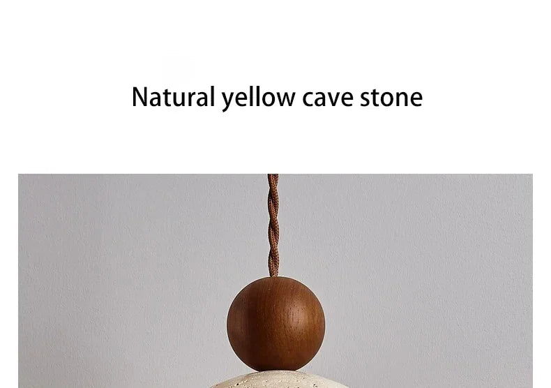Wabi-Sabi Stone Pendant Chandelier