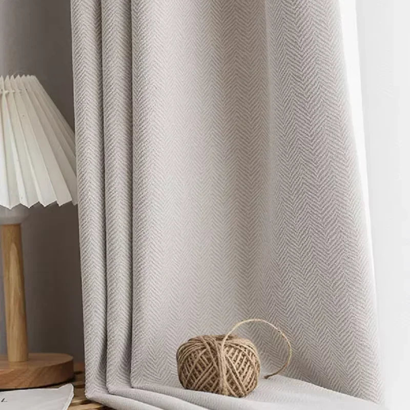 Modern Chenille Blackout Curtains