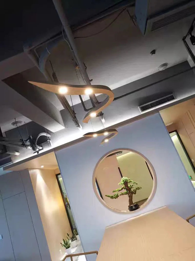 Modern Wood Pendant Lamp