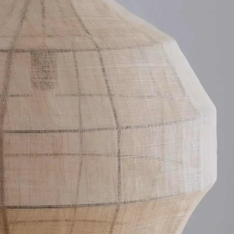Wabi-Sabi Fabric Pendant Lamp