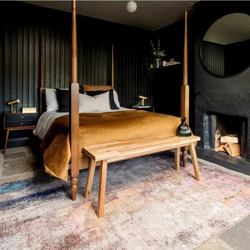 Abstract Neutral Area Rug