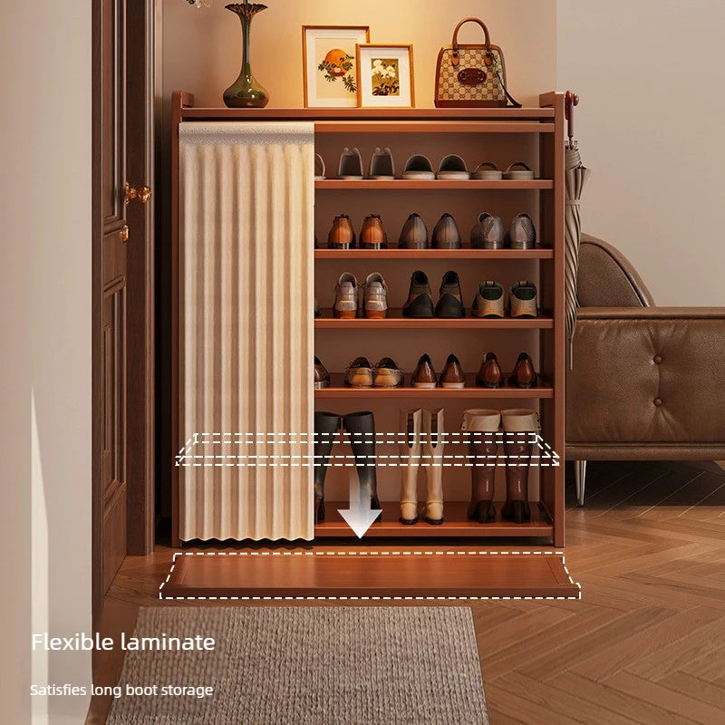 Bamboo Shoe Storage Cabinet