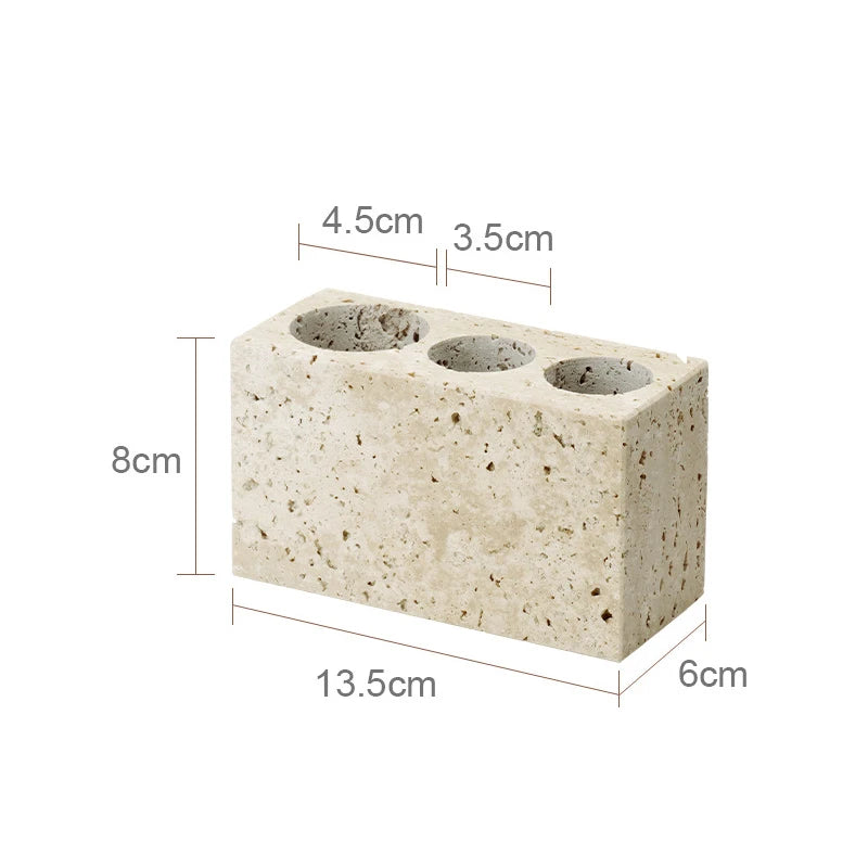 Travertine Bathroom Set