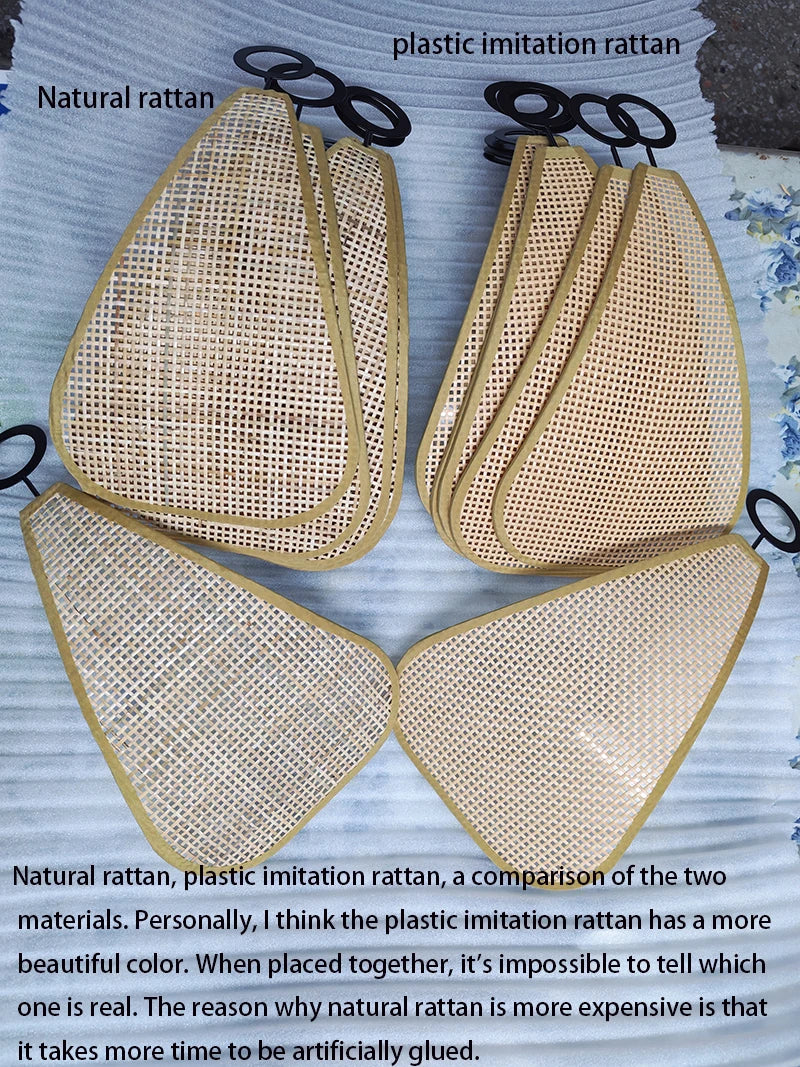 Nordic Rattan Pendant Chandelier