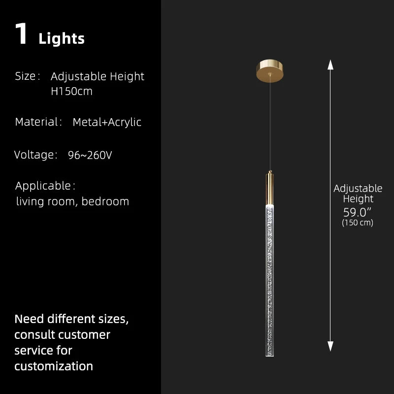 Modern Wood Pendant Chandelier