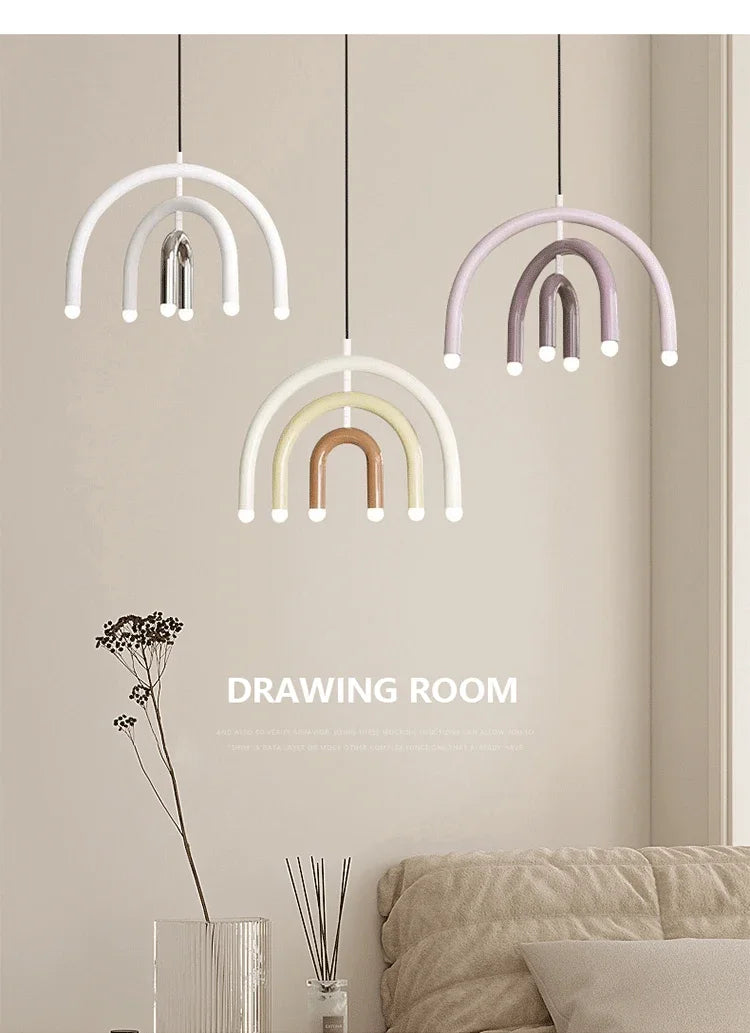 Cream-Style Pendant Chandelier