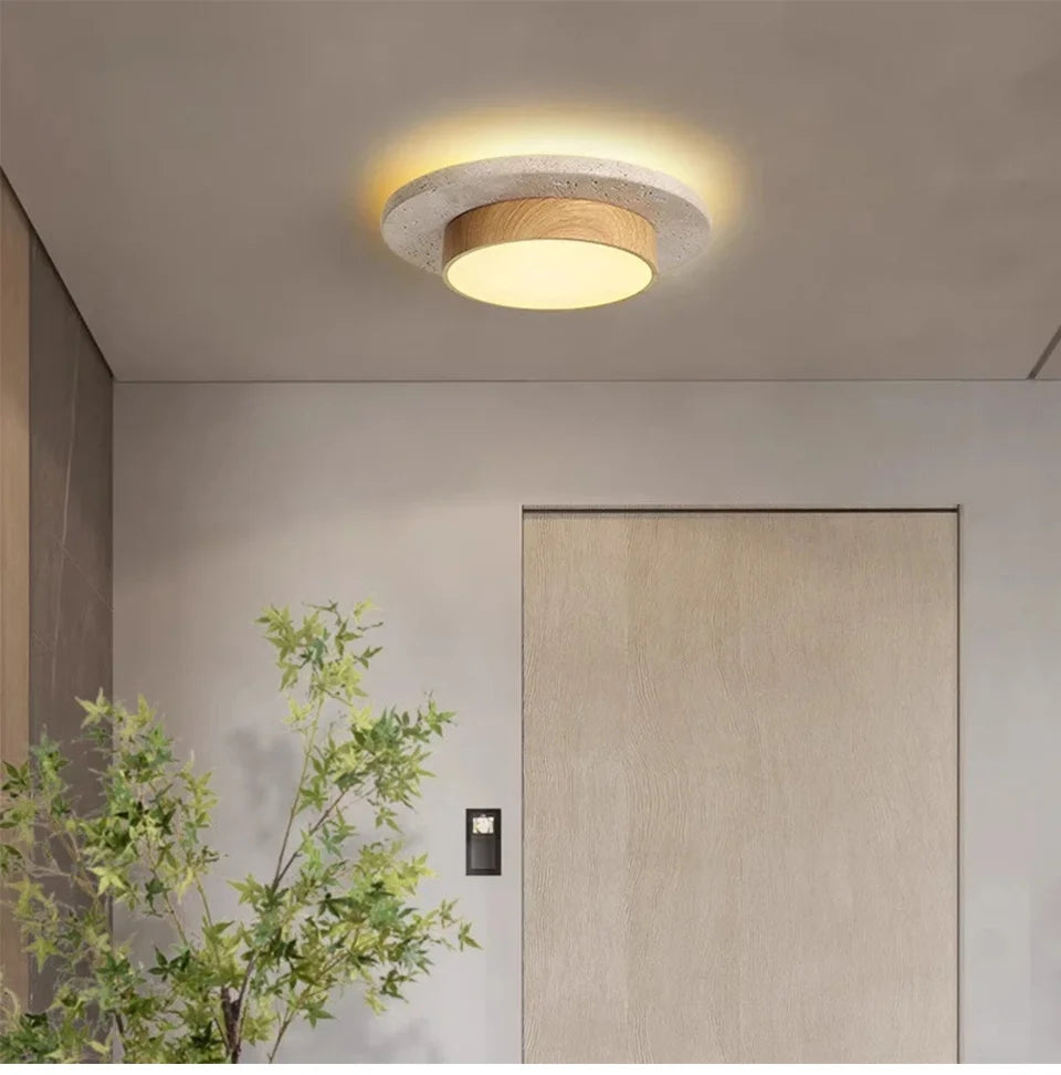 Wabi-Sabi Stone Ceiling Light