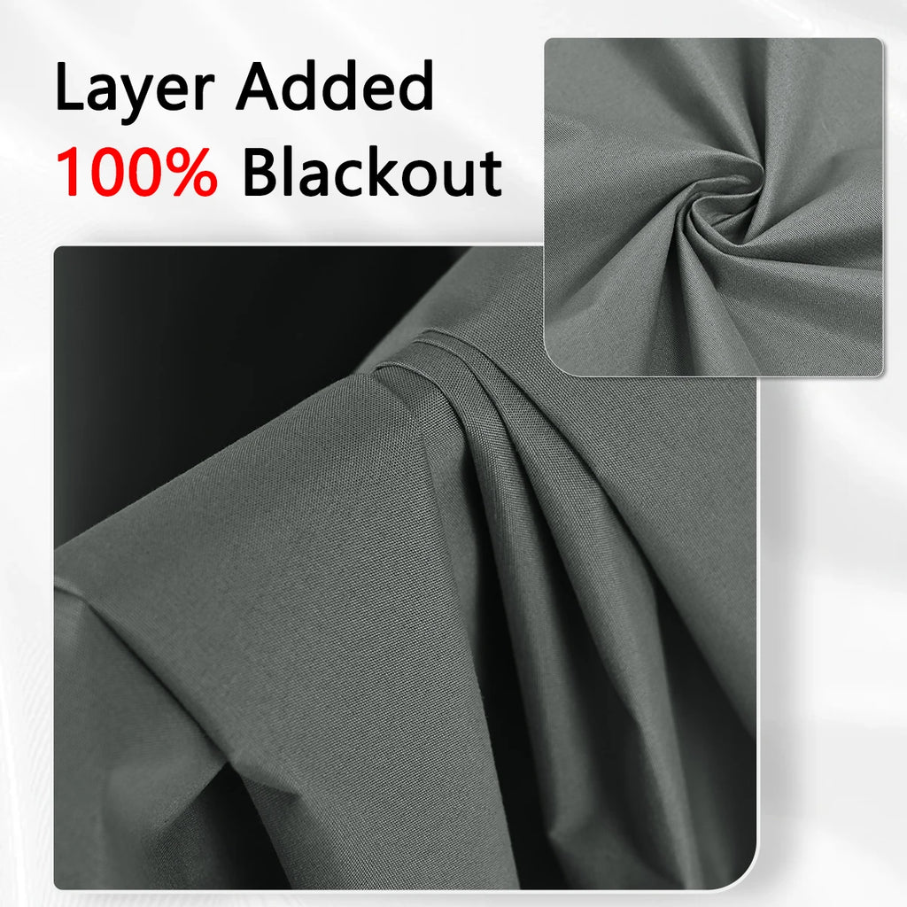 Modern Linen Blackout Curtains