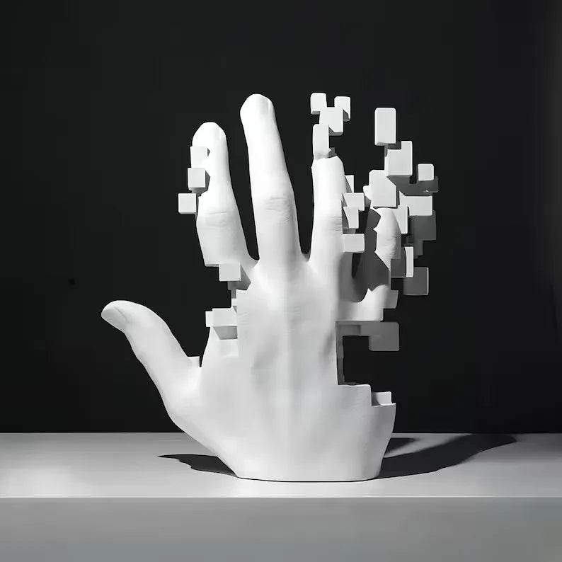 Resin Palm Sculpture