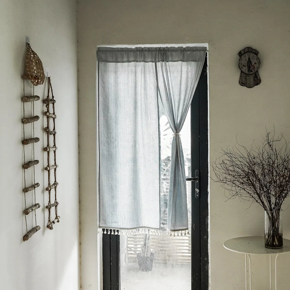 Japanese Cotton-Linen Curtains