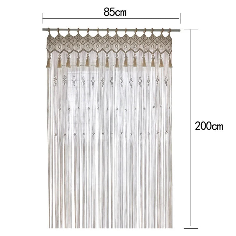 Macrame Door Curtain