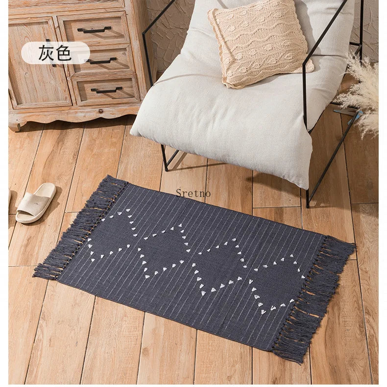 Cotton Nordic Area Rug