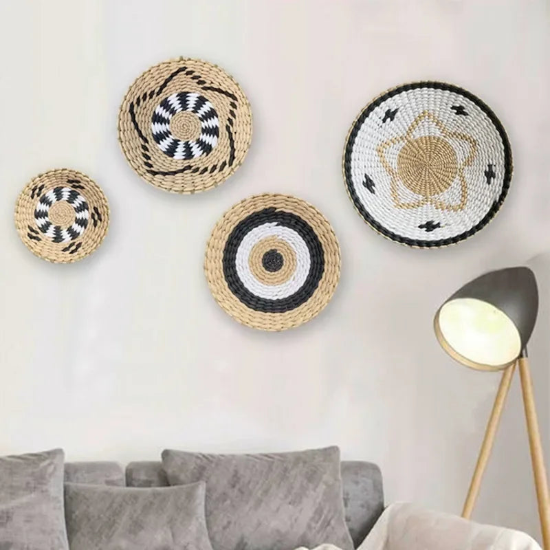 Boho Woven Wall Basket