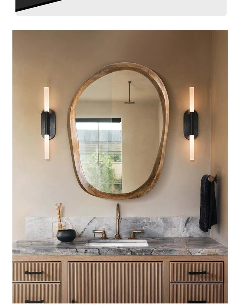 Irregular Magnifying Vanity Mirror