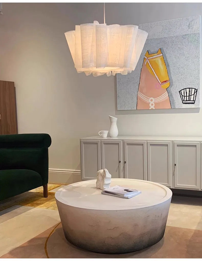 Wabi-Sabi Fabric Pendant Lamp