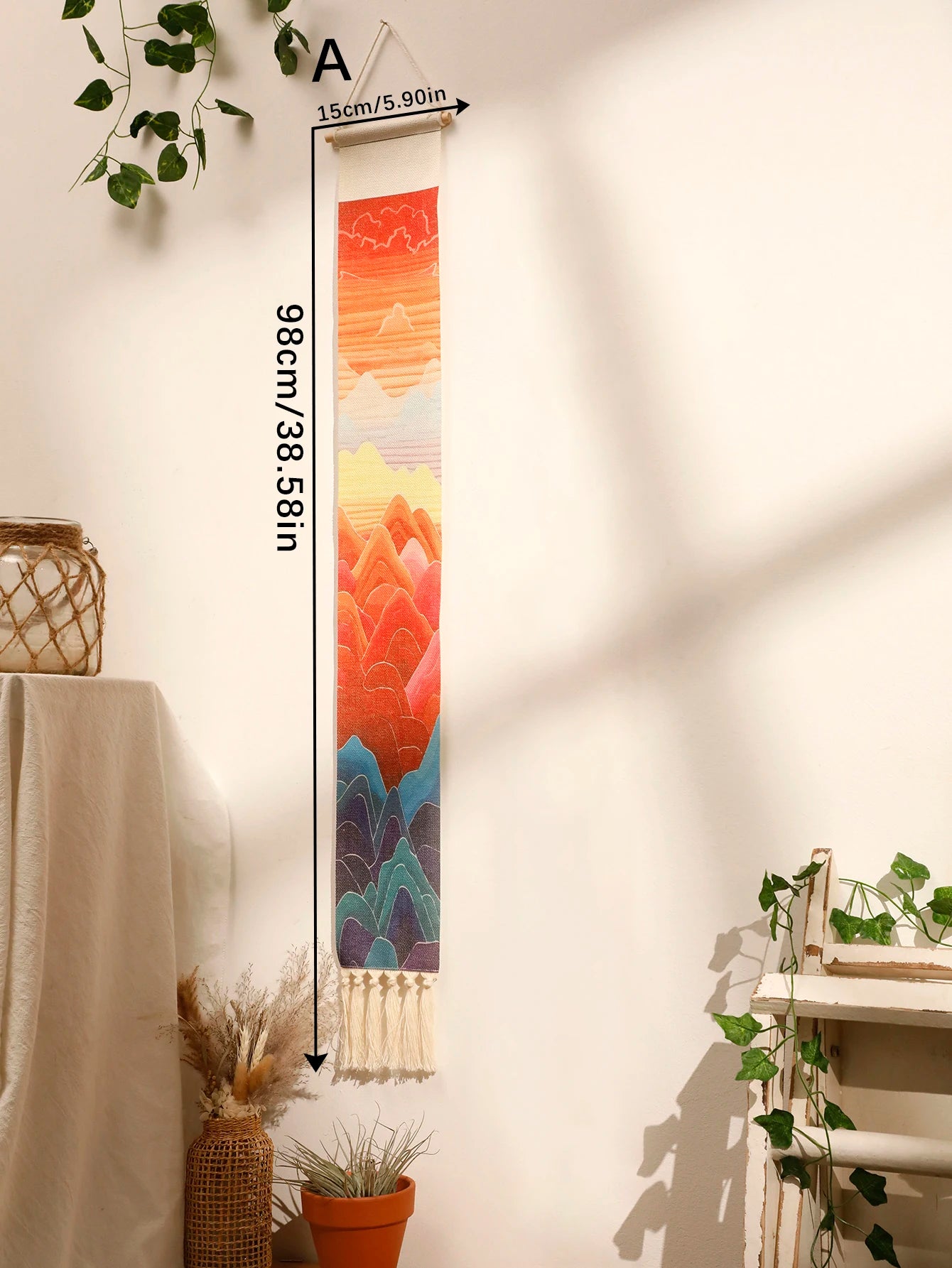Sunset Macrame Tapestry