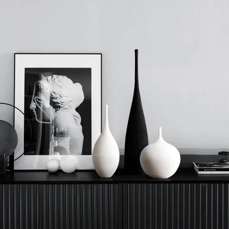 Hand-Drawn Zen Art Vase