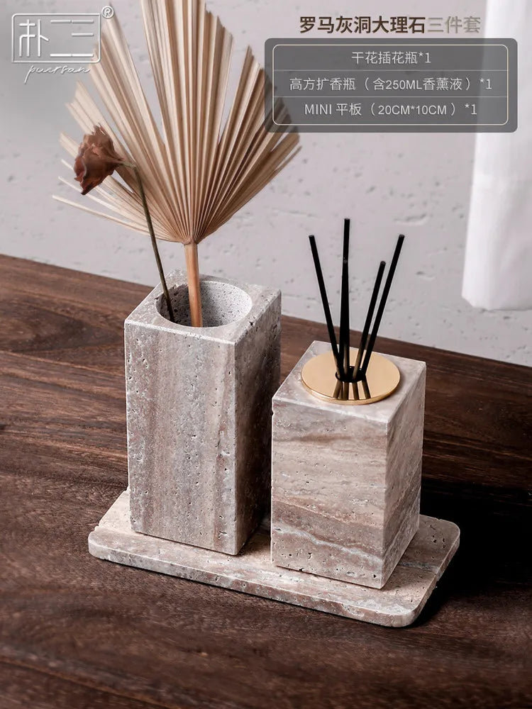Luxury Travertine Reed Diffuser