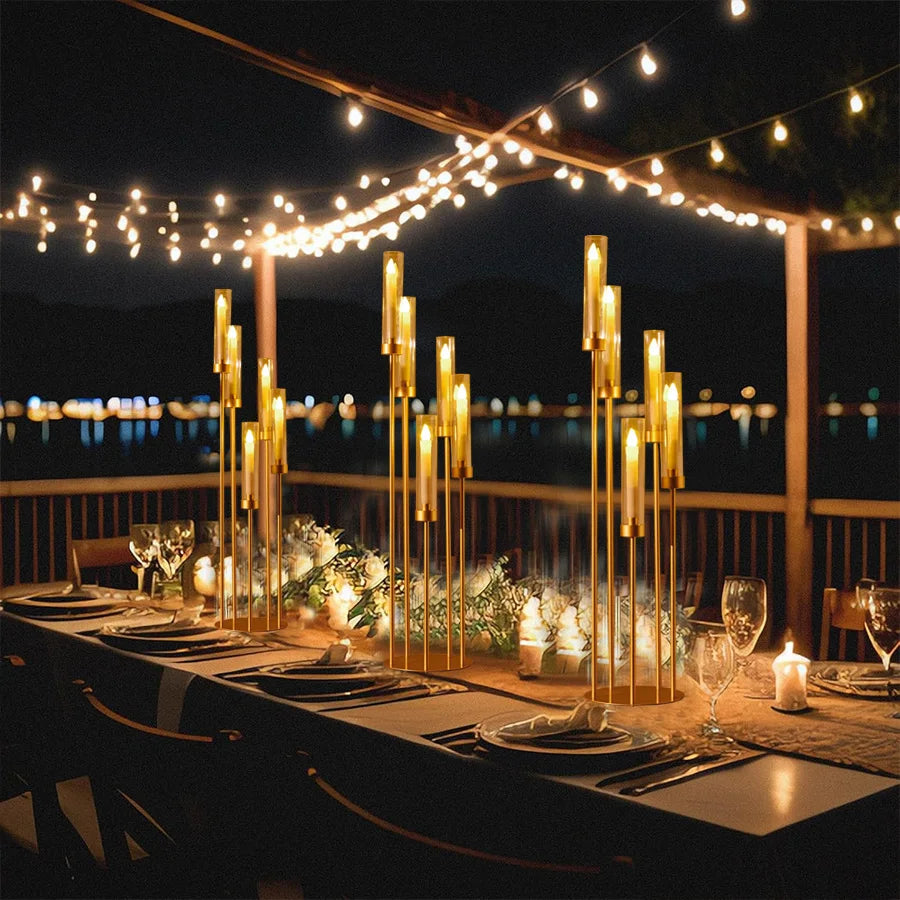 Gold Floor Candelabra