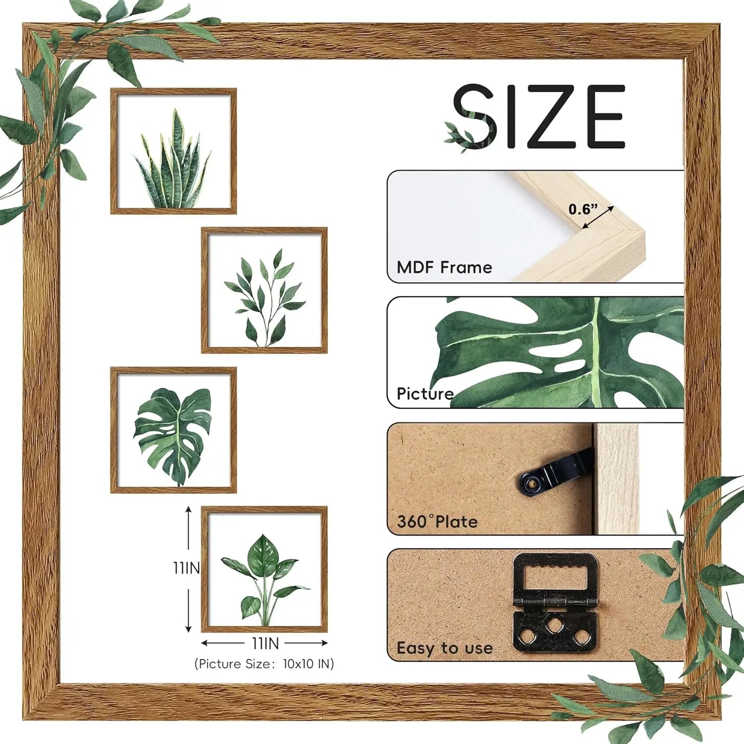 Farmhouse Sage Green Canvas Wall Art