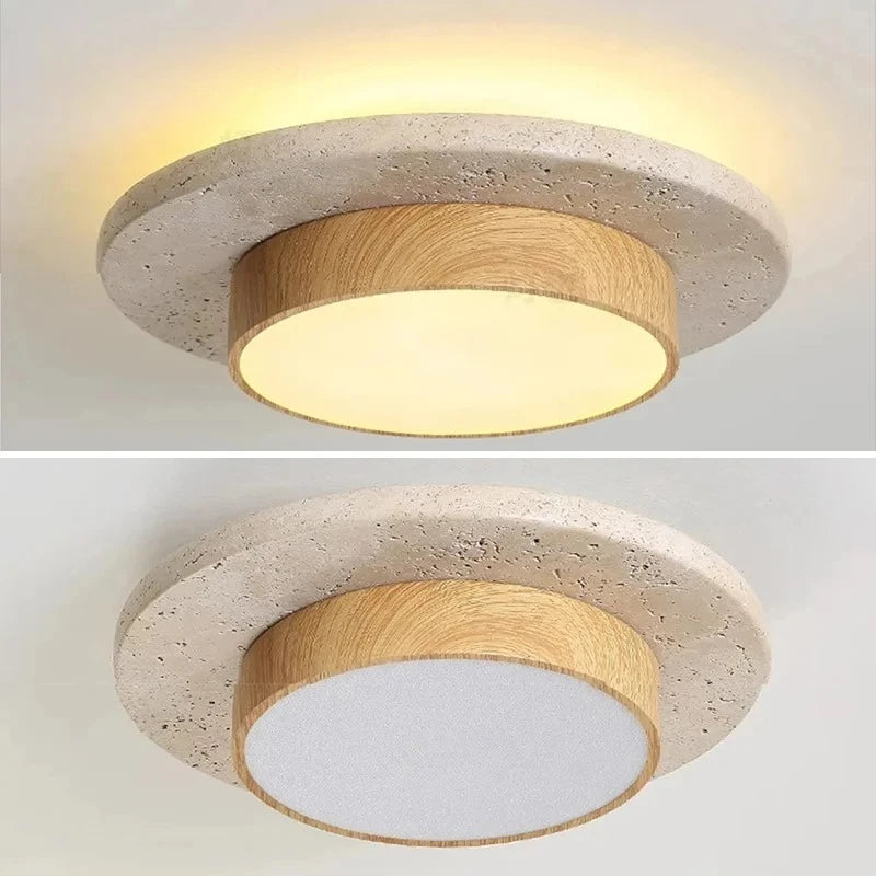 Wabi-Sabi Stone Ceiling Light