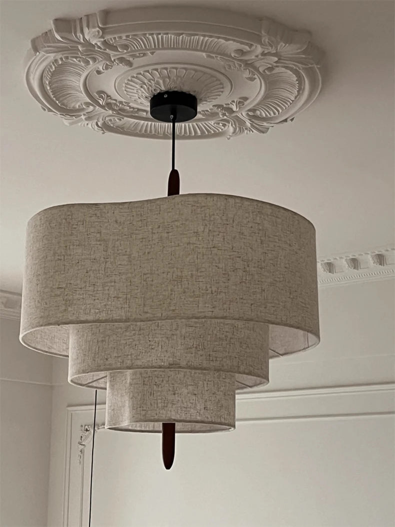 Wabi-Sabi Fabric Pendant Chandelier