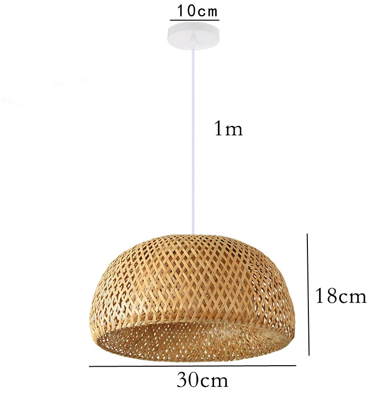 Japanese Bamboo Pendant Lamp