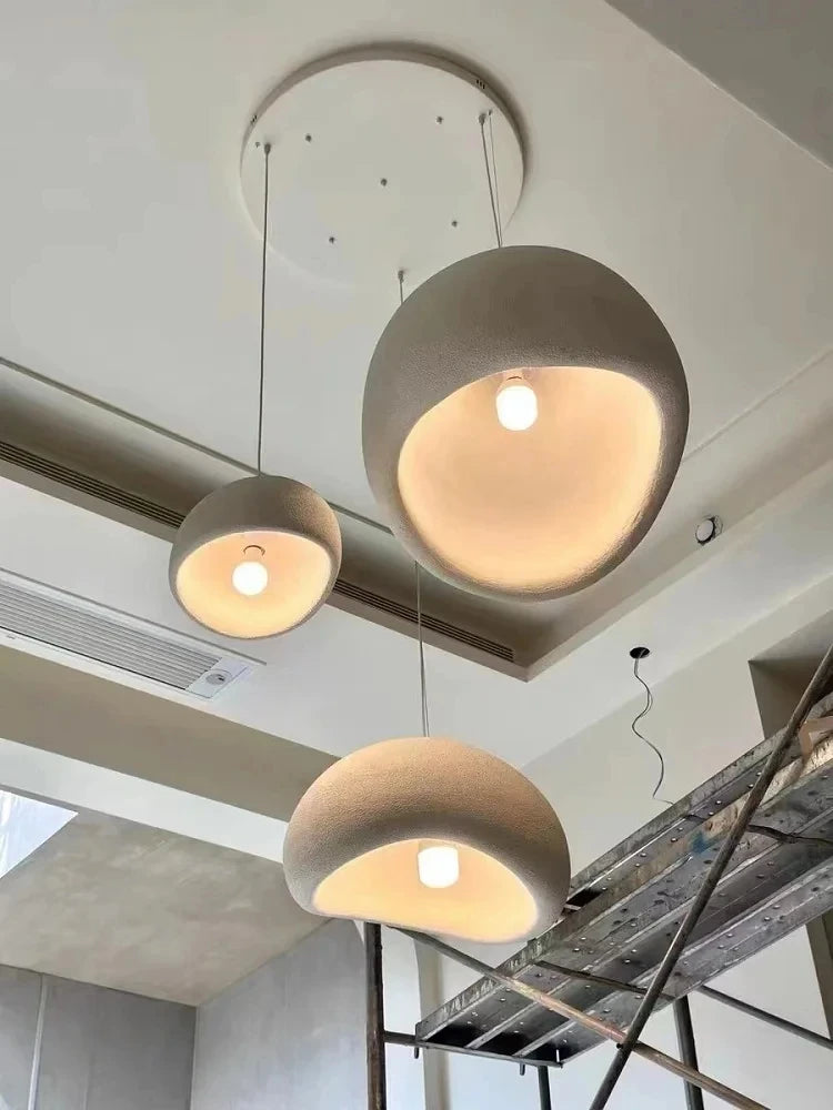 Wabi-Sabi Cement Pendant Chandelier
