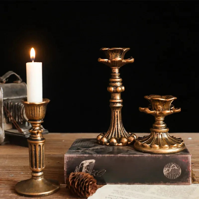 Vintage Resin Candlestick