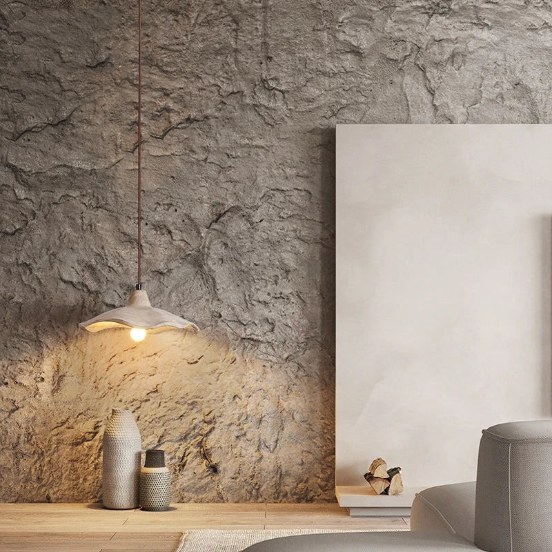 Wabi-Sabi Wood Pendant Chandelier