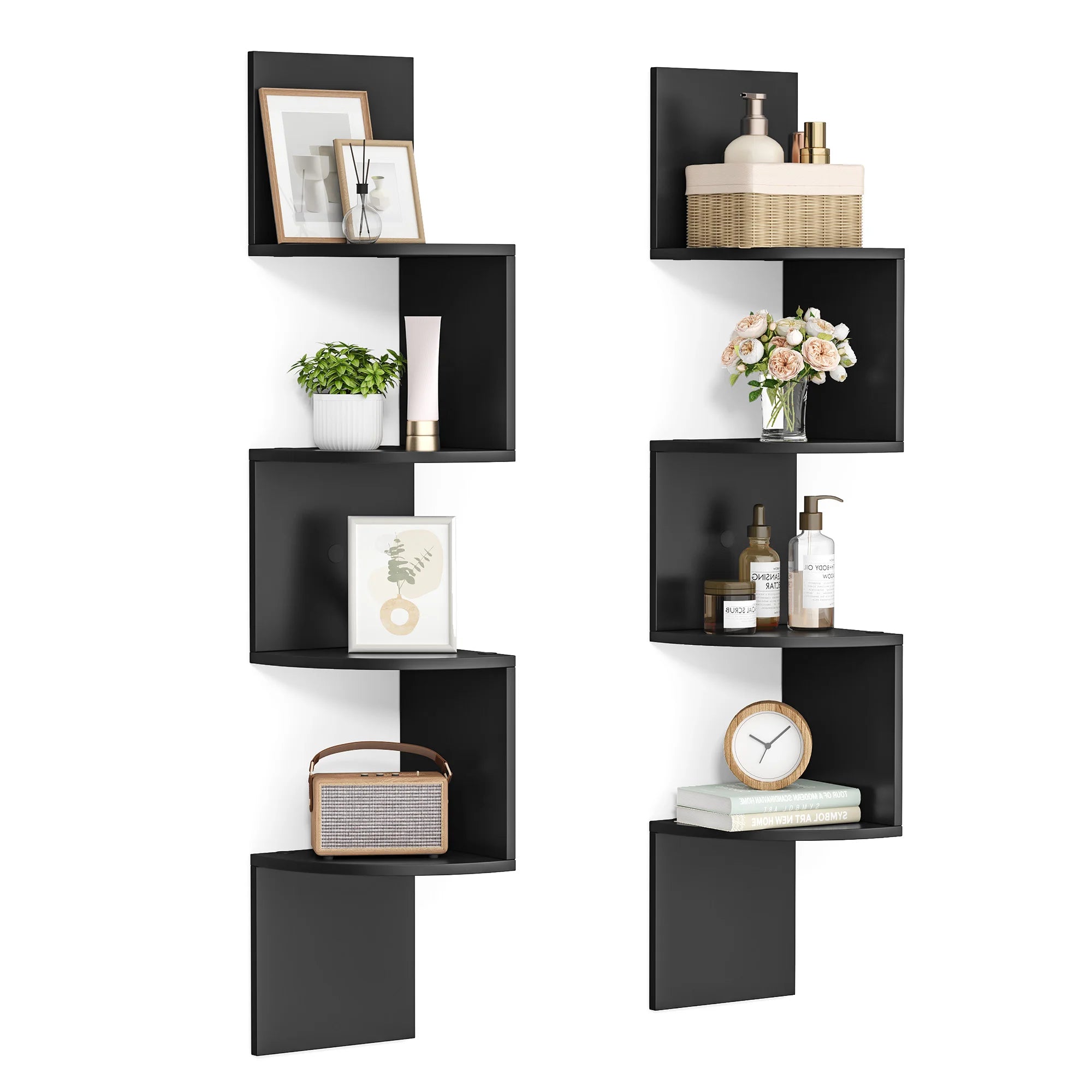 Floating Corner Wall Shelf