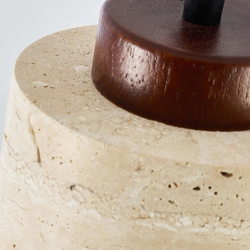 Wabi-Sabi Stone Bedside Lamp
