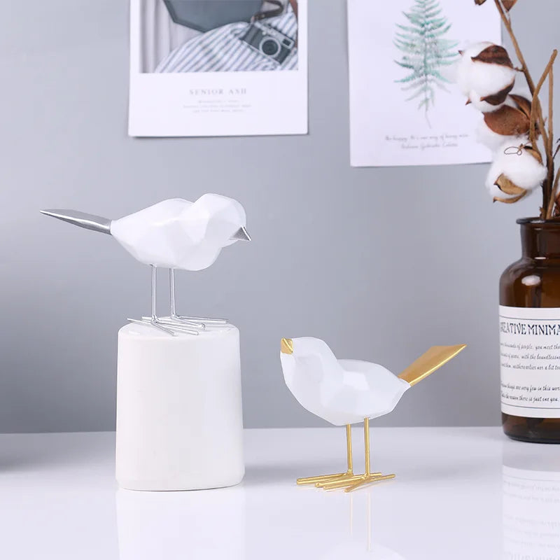 Origami Bird Figurine